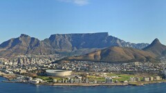 South Africa cape town Harbor panoramas