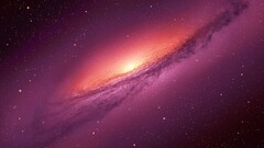 Space render galaxy purple Stars digital art universe space art
