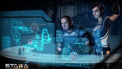 Star Conflict cyan PC gaming science fiction women