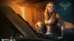 Star Conflict Women video game art
