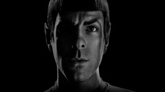 Star Trek zachary quinto Men face Movies actor monochrome spock