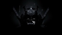 star wars Darth Vader samurai Katana black background