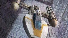 star wars science fiction y-wing r2-d2