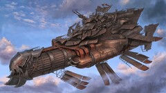 steampunk airship light marauder airship Airships steampunk