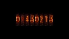 steins gate Anime time travel Divergence Meter Nixie Tubes