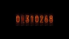 steins gate Anime time travel Divergence Meter Nixie Tubes