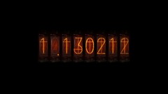 steins gate Anime time travel Divergence Meter Nixie Tubes