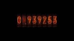 steins gate Anime time travel Divergence Meter Nixie Tubes