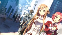 sword art online Anime yuuki asuna kirigaya kazuto Alicia Rue