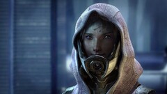 Tali'Zorah mass effect artwork Women hoods video games render