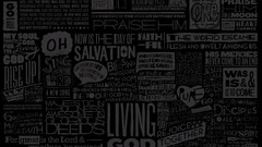text Typography religion word clouds dark black spiritual