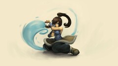 the legend of korra korra ponytail anime girls Anime