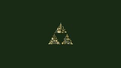 the legend of zelda triforce video games Minimalism