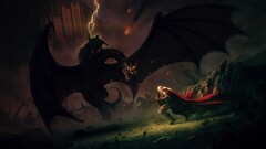 the lord of the rings artwork battle Éowyn Witch King of Angmar