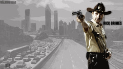 the walking dead Rick Grimes TV series andrew lincoln weapon gun