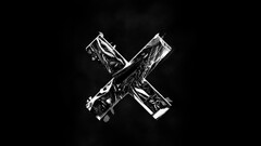 The xx black white Photoshop Adobe Illustrator Minimalism