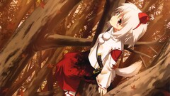 touhou inubashiri momiji Okamimimi anime girls forest Anime