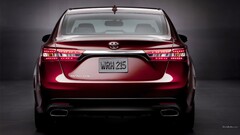 Toyota Avalon Car red cars numbers Toyota vehicle