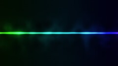 triple screen colorful lines digital art