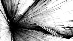 Tsutomu Nihei monochrome stairs surreal