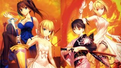 type-moon saber arcueid brunestud Aozaki Aoko ryougi shiki dress