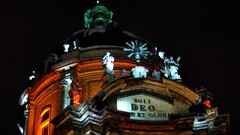 Ukraine Lviv building night
