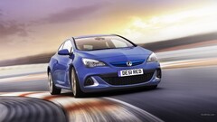 Vauxxhall Astra Car blue cars motion blur race tracks vehicle
