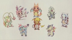 video games Anime Pokémon bulbasaur charmander squirtle eevee