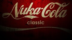 video games fallout Nuka-Cola red grunge