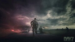 video games PC gaming apocalyptic dayz video game art sky road