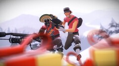 video games team fortress 2 Pyro (character) Scout (character)
