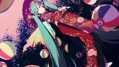 vocaloid hatsune miku traditional clothing anime girls Anime