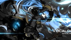 vocaloid Mivit hatsune miku anime girls twintails aqua hair