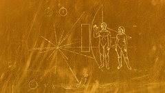 Voyager Voyager Golden Record artwork gold Men Women NASA Space