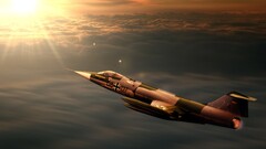 warplanes military aircraft Lockheed F-104 Starfighter