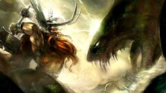 warrior fantasy art dwarf creature