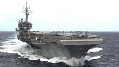 warship aircraft carrier vehicle military ship