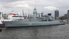 warship F219 Sachsen vehicle ship military