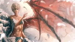 wings fantasy art fantasy girl wlop