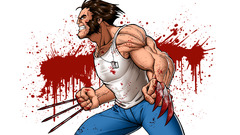 wolverine X-Men blood stains