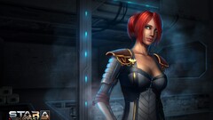 Women redhead Star Conflict