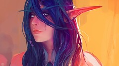 world of warcraft digital art video games night elves elves