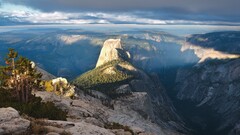 Yosemite National Park Half Dome nature landscape valley USA