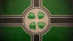 4chan artwork heart Green brown circle flag grunge
