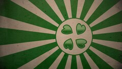 4chan heart abstract circle artwork Green