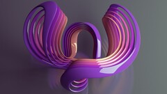 abstract 3d Photoshop shapes digital art render