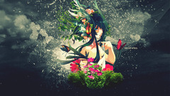 abstract anime girls Anime butterfly artwork