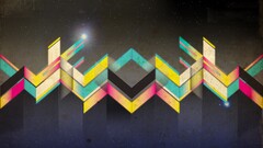abstract arrows graffiti Stars colorful digital art