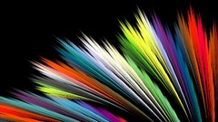 abstract black colorful Minimalism