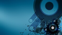 abstract blue digital art texture